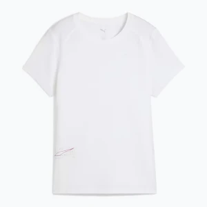 Koszulka do biegania damska PUMA Run Graphic Mesh Tee puma white