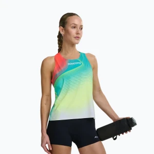 Koszulka do biegania damska Saucony Endorphin Singlet elite 26