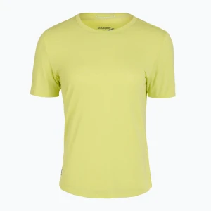 Koszulka do biegania damska Saucony Stopwatch SS sunny lime heather
