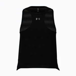 Koszulka do biegania damska Under Armour Velociti Singlet black/black/metallic silver