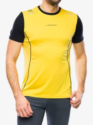 Koszulka do biegania La Sportiva Tracer T-Shirt - yellow/black