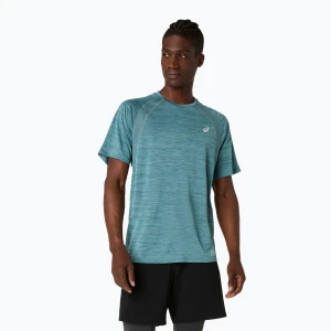 Koszulka do biegania męska ASICS Road foggy teal Niebieski