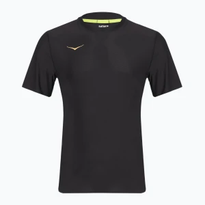 Koszulka do biegania męska HOKA Airolite 2.0 black/gold