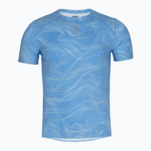 Koszulka do biegania męska HOKA EveryRun CLF PRT mineral blue