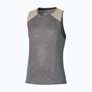Koszulka do biegania męska Mizuno Active DryAeroFlow Graphic Tank Top lava smoke