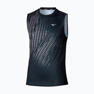Koszulka do biegania męska Mizuno Core Graphic Sleeveless black/gray
