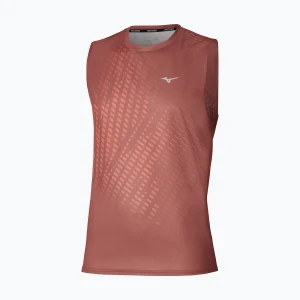Koszulka do biegania męska Mizuno Core Graphic Sleeveless copper brown