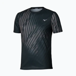 Koszulka do biegania męska Mizuno Core Graphic Tee black/gray