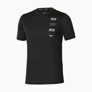 Koszulka do biegania męska Mizuno Core Run Short Sleeve Tee black