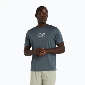 Koszulka do biegania męska New Balance Athletics Reflective graphite