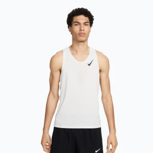 Koszulka do biegania męska Nike AeroSwift Dri-Fit ADV summit white/black