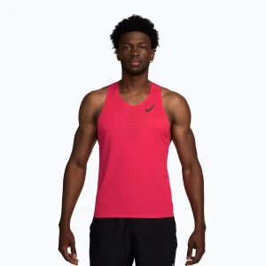 Koszulka do biegania męska Nike AeroSwift fusion red/black