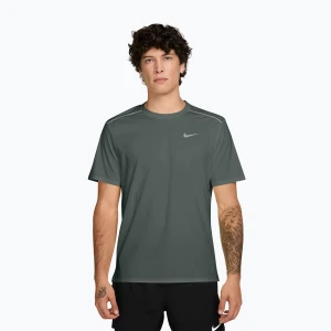 Koszulka do biegania męska Nike Miler Dri-Fit UV camo green
