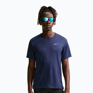 Koszulka do biegania męska Nike Miler Dri-Fit UV midnight navy