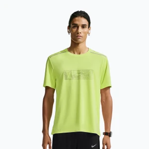 Koszulka do biegania męska Nike Miler light lemon twist Zielony