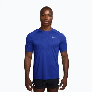 Koszulka do biegania męska Nike Stride hyper royal Niebieski