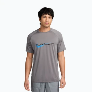 Koszulka do biegania męska Nike Stride Let Go Dri-FIT ADV pencil point Szary