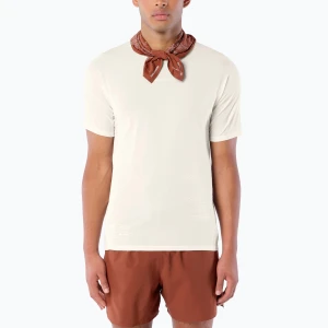 Koszulka do biegania męska Salomon Sense Aero GFX Tee SS whisper white / raind day / bright white
