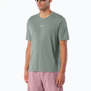 Koszulka do biegania męska Salomon Shakeout Core SS Tee castor gray Szary