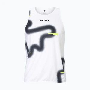 Koszulka do biegania męska SCOTT RC Run Tank white/black