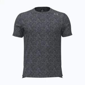 Koszulka do biegania męska Under Armour Velociti Pro Print black/black/metallic silver