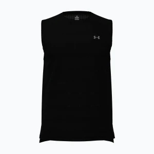 Koszulka do biegania męska Under Armour Velociti Tank black/black/metallic silver