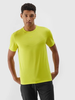 Koszulka do biegania szybkoschnąca męska - zielona 4F
