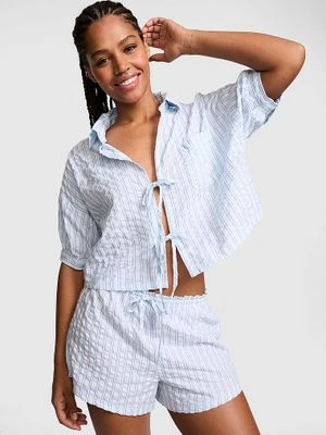 Zdjęcie produktu Koszulka do spania Coastal Cutie wiązana z przodu Victoria's Secret
