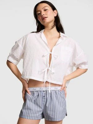 Zdjęcie produktu Koszulka do spania Coastal Cutie wiązana z przodu Victoria's Secret