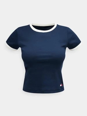 Koszulka do spania Tommy Hilfiger granatowy