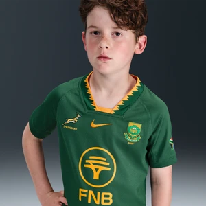 Zdjęcie produktu Koszulka domowa do rugby dla dużych dzieci Nike Springboks Stadium 2025/26 (wersja domowa) – replika - Zieleń