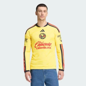 Koszulka domowa z długim rękawem Club America 26/27 Adidas żółty