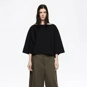 Koszulka dzianina roma boxy czarna BIMBA Y LOLA