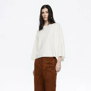 Koszulka dzianina roma boxy kość słoniowa BIMBA Y LOLA