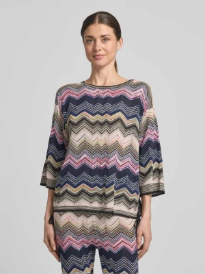 Koszulka dzianinowa z rękawem 3/4 Oui