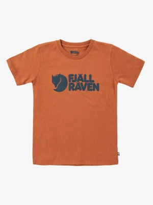 Koszulka dziecięca Fjallraven Kids Logo T-shirt - terracotta brown