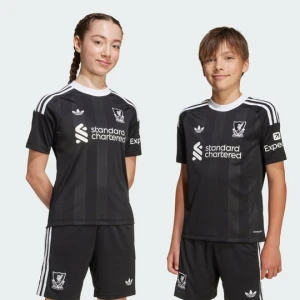 Koszulka dziecięca Liverpool FC 25 / 26 Third Goalkeeper Adidas czarny