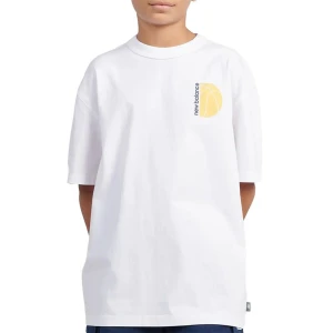 Koszulka dziecięca New Balance LAKB0157BWE - biała