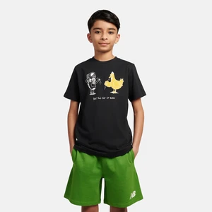 Koszulka dziecięca New Balance LAKB0257BK – czarna