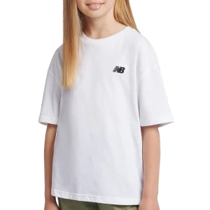 Koszulka dziecięca New Balance LAKG0001BWE - biała