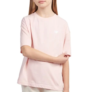 Koszulka dziecięca New Balance LAKG0001PIE - różowa