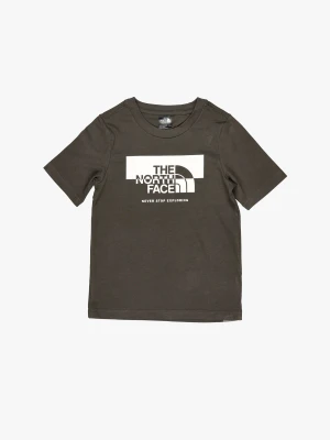 Koszulka dziecięca The North Face Kid S/S Graphic Tee - taupe green