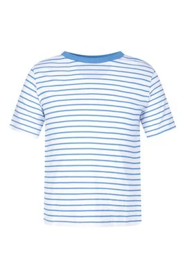 Koszulka dziecięca w paski z krótkim rękawem - Blue Mountain Warehouse