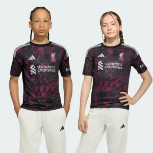 Koszulka dziecięca z trzeciego zestawu Liverpool FC 26 / 27 Adidas czarny