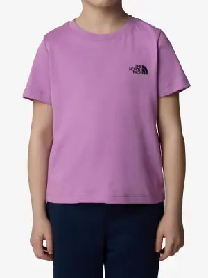 Koszulka dziewczęca The North Face Redbox S/S Tee - dragonfruit