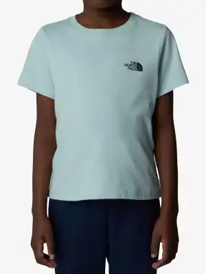 Koszulka dziewczęca The North Face Redbox S/S Tee - muted pine