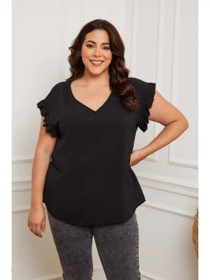 Plus Size Company Koszulka "Eglantine" w kolorze czarnym rozmiar: 40