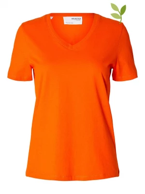SELECTED FEMME Koszulka "Essential" w kolorze pomarańczowym rozmiar: XS
