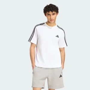 Koszulka Essentials 3-Stripes Single Jersey z brandingiem po lewej stronie klatki piersiowej Adidas