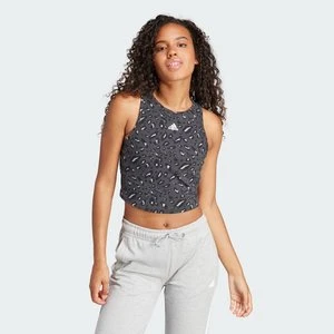 Koszulka Essentials Animal-Print Crop Tank Adidas